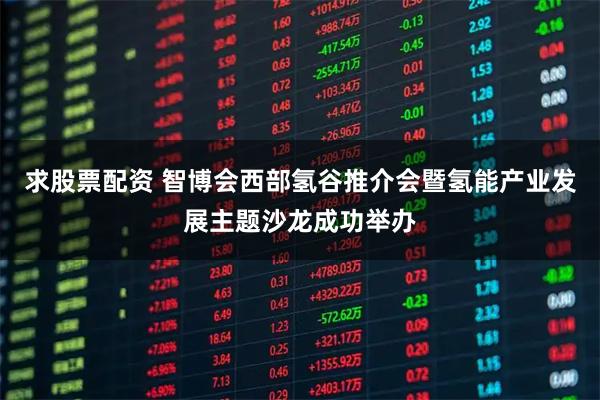 求股票配资 智博会西部氢谷推介会暨氢能产业发展主题沙龙成功举办
