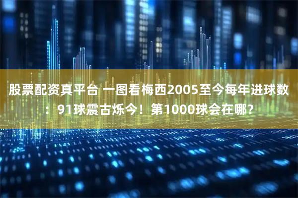 股票配资真平台 一图看梅西2005至今每年进球数：91球震古烁今！第1000球会在哪？